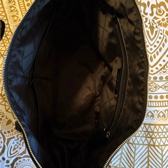 Heritage Large Metallic Logo Top-Zip Tote Bag - Picture 3 of 3